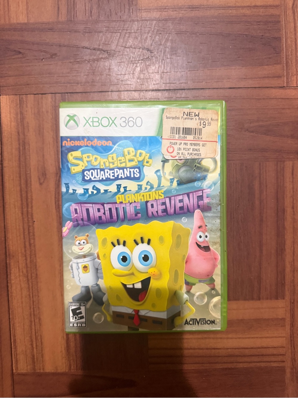 SpongeBob SquarePants: Plankton's Robotic Revenge for Xbox 360 - Yellow Cover